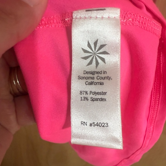 Athleta Pink Fitted Sleeveless Tank Top - Picture 6 of 7